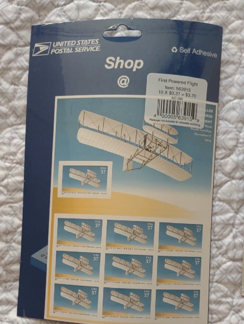 First Powered Flight & Pacific Coral Reef Fish Stamps